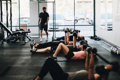 Wright Way Fitness owner and coach, Adam, pushing group class to the next level