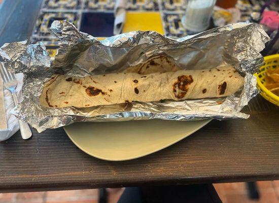 Chile relleno burrito