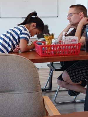 Individual sessions give students the undivided attention of  a highly skilled teacher.