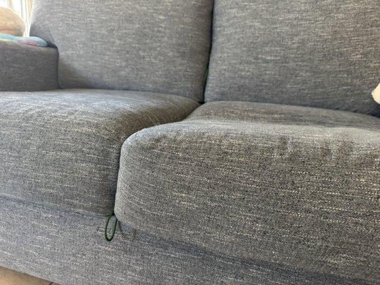 Firm cushion sinking after 6 months.