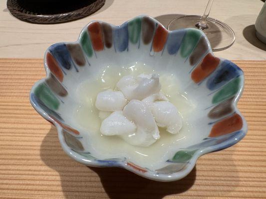 Boiled octopus in dashi