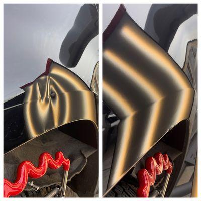 2022 Chevy Colorado fender dent repair