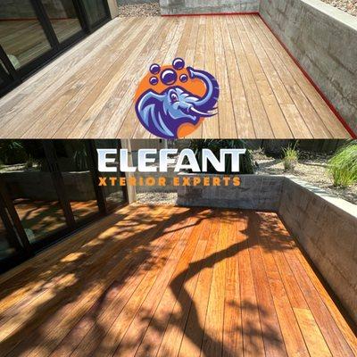 Ipe deck restoration Austin, TX