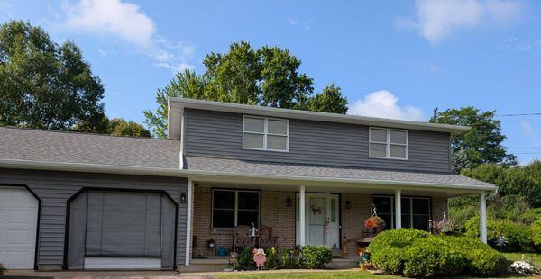 New roof and siding!