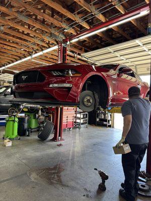 Brayan replacing the Brembos