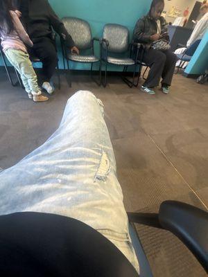 Me waiting to get seen