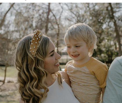 Yessss!!! dimensional blonde on my beautiful Client.. Family Photo shoot ready HAIR..