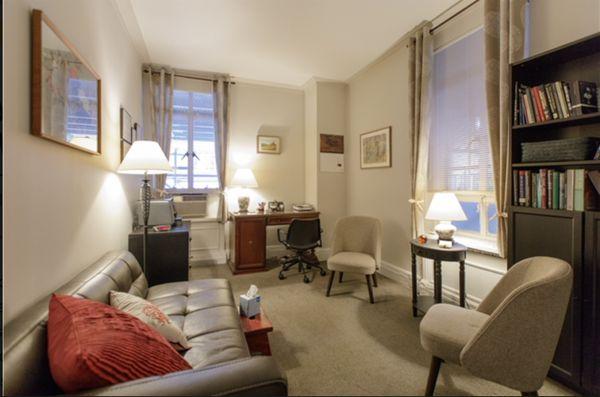 Office interior at 145 CPW.