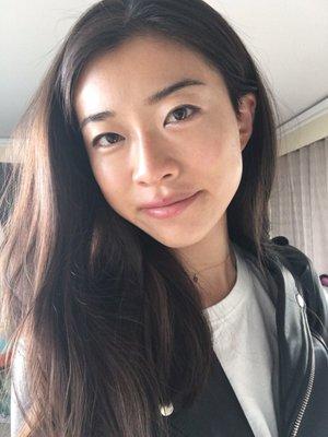 No makeup to work after seeing Sonya, just eyeliner and eyebrows *_^