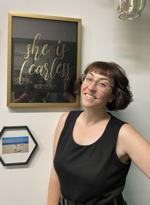 Such a cute cut and style! Thanks Darling!