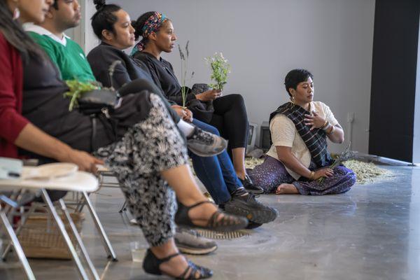 Community Healing Ritual held at the San Francisco Arts Commission in 2024