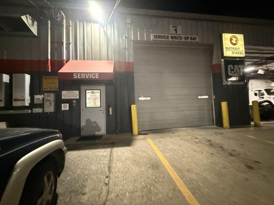 Service Entrance door