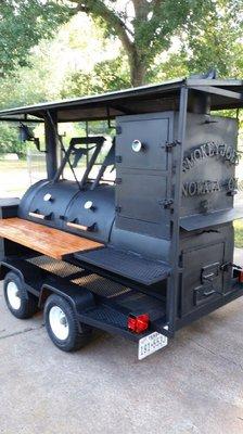 Wow, this is what she looked like right after she was built in the late 80's. Awesome job Houston Smokers.