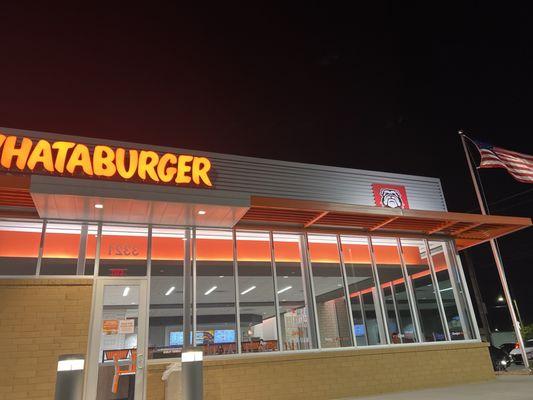 The newest Whataburger is open for Drive thru business currently.