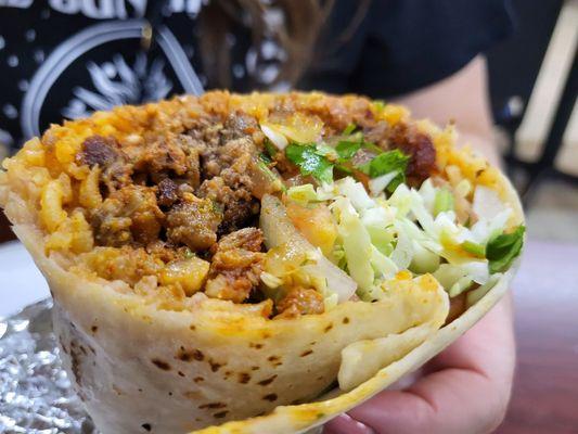 Asada/Al Pastor Burrito