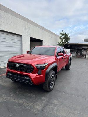 Toyota Tacoma window tint