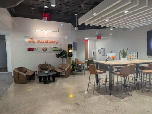The Audacy office