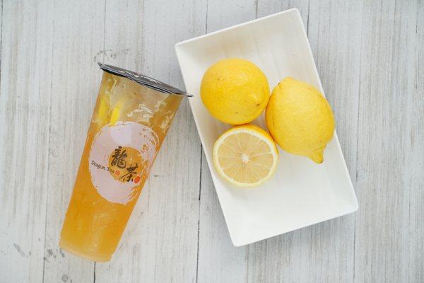 Lemon Green Tea / fresh lemon with Jasmine green tea
