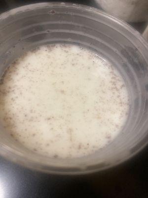 Suppose to be Banana Milkshake. Its really Milk with Cinnamon