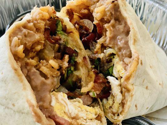 Don Manuel - Breakfast Burrito with bacon
