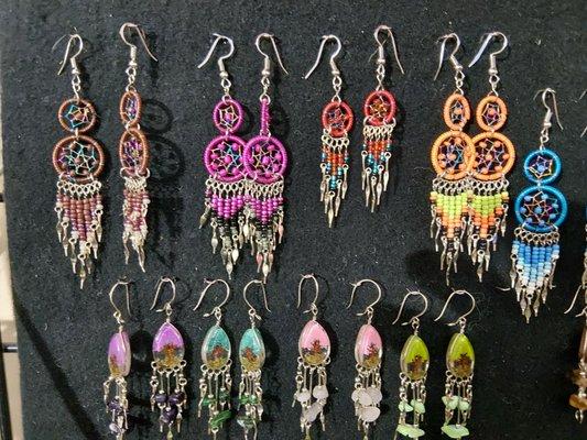 Customate earrings.