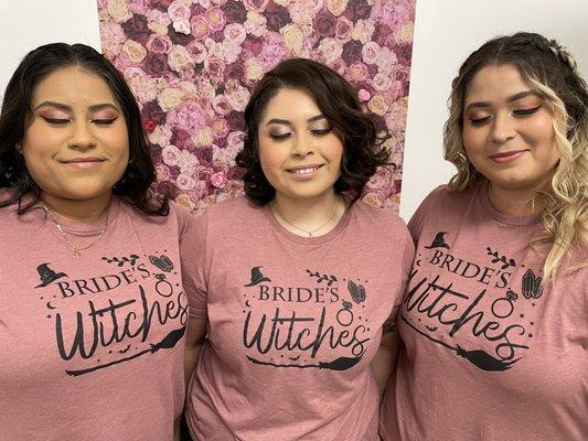 Bride Maids Make up and hair