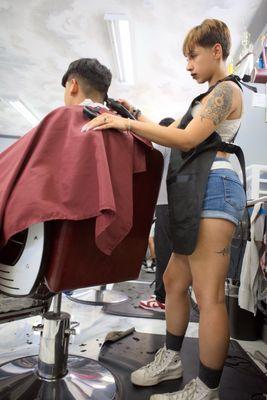 Ask for Paloma the barber