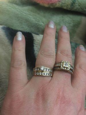 The ring on the left is my wedding ring My husband bought from mr. hong . 11 years ago. We will be seeing you soon.