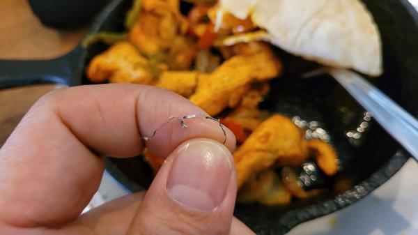 This was in my mouth, the restaurant thought it's normal