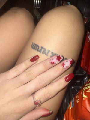 Copy & paste from my reference photo.