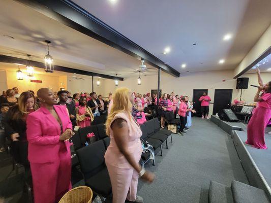 Pink Sunday for Breast Cancer Awareness with GBMC