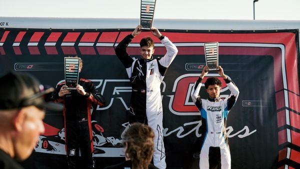 From simulator to podium -- trained in SimRacing, now winning real races.