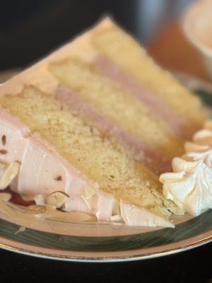Almond raspberry cake