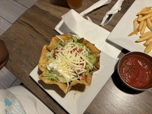 Fajita Taco Salad Bowl