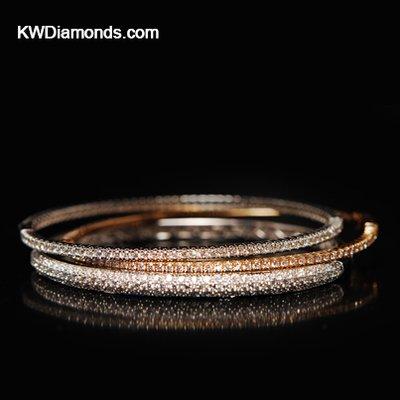 Sparkling! A new definition of layering. Diamond stackable bracelets. Buy one or more and have fun making different combinations! #stackable