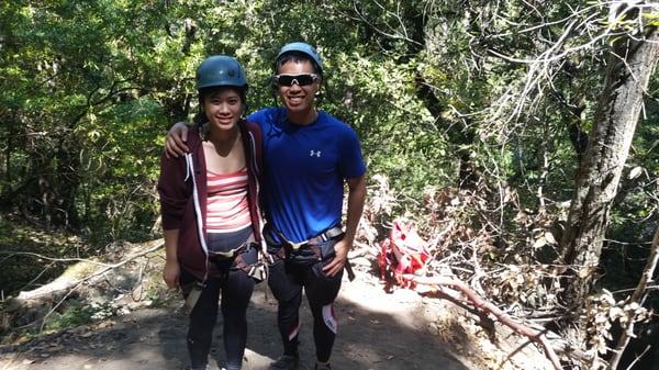 Bae and me in our gear