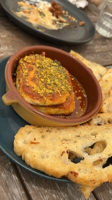 Cheese saganaki, yum!