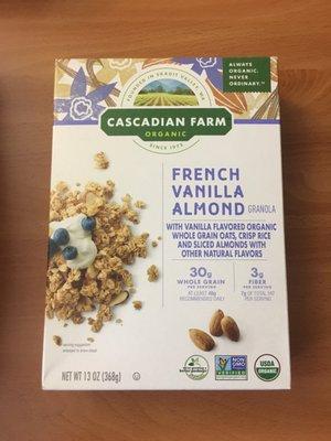 Cascadian Farm Organic French Vanilla Almond Granola