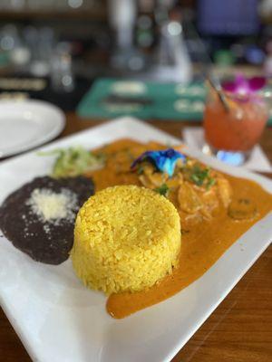 OMG! This was on their Specials Menu...Salmon in a light chipotle sauce. Absolutely delicious!