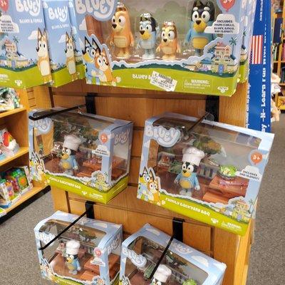 Saw these there as well.  Bluey toys.