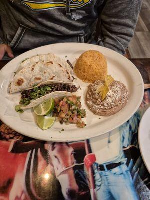 Steak Tacos Combo