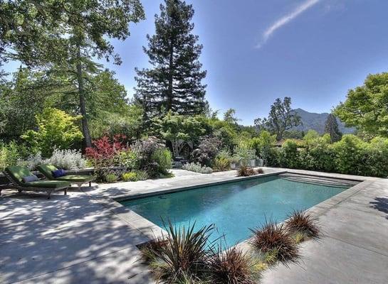 Mt. Tamalpais view from Kentfield home.