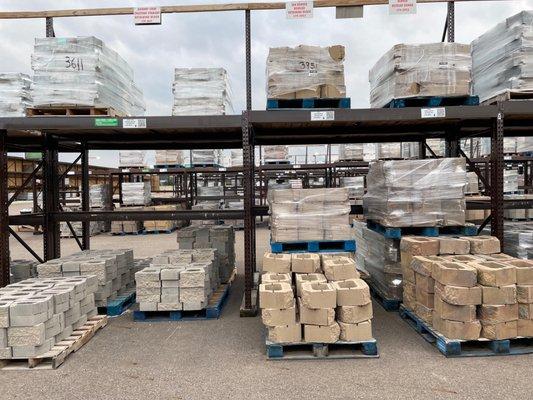 Concrete blocks available
