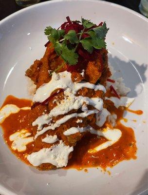 LOBSTER & OAXACA CHEESE CHILES RELLENOS