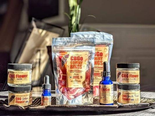 Our entire CBG product line to get the day started off right.