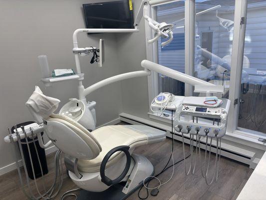 One of our patient rooms at Westfield Dental Arts