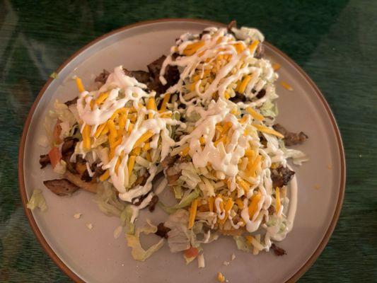 Beef sopes