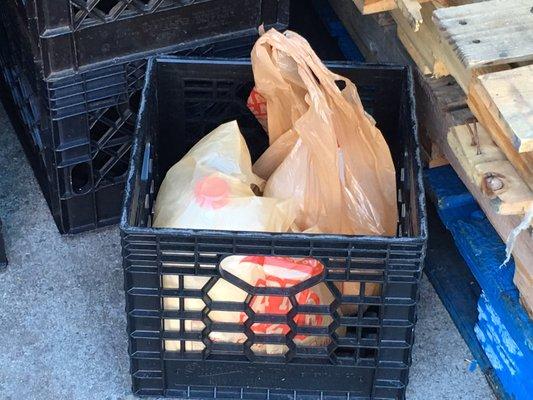 Spoiled milks that was returned by others, ? how are they storing other goods?