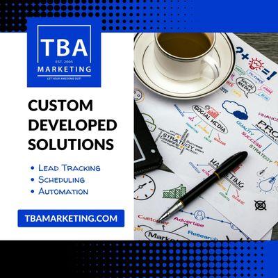 TBA Marketing - Custom Developed Solutions