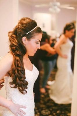 Bridal hair